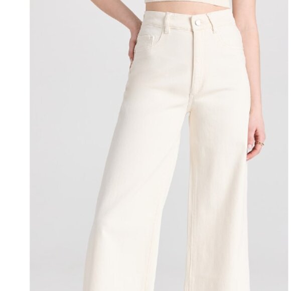 DL1961 Hepburn Wide Leg Jeans - Picture 1 of 4